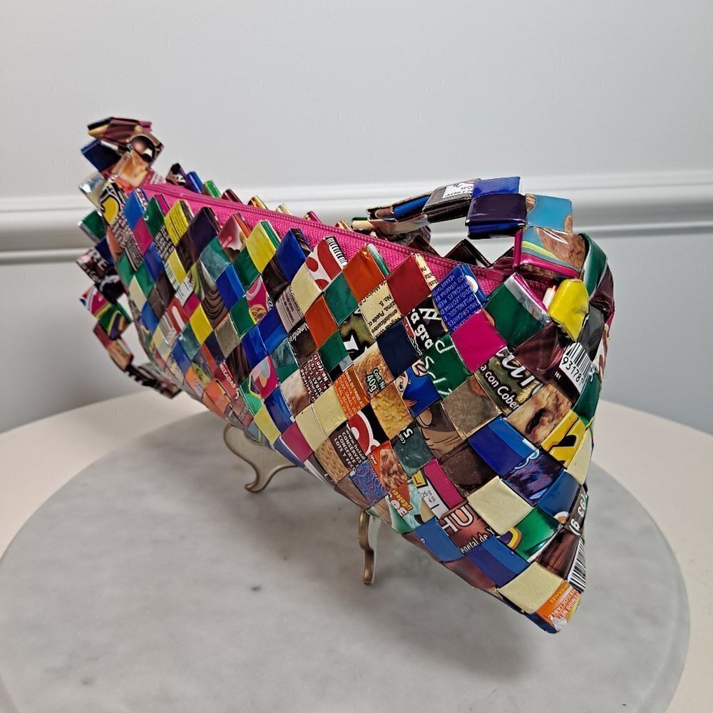 Small Candy Wrapper Shoulder Bag Euc - image 2